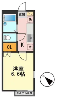 クレアーレ瑞江I【1階】の間取り