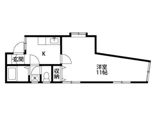 スリーハイツ【2階】の間取り
