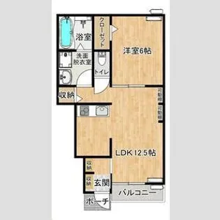AFC RESIDENCE 豊川伊奈【1階】の間取り
