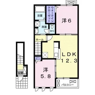 マーヴェラス2【2階】の間取り
