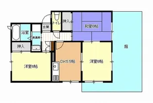 プレジール杉本【1階】の間取り