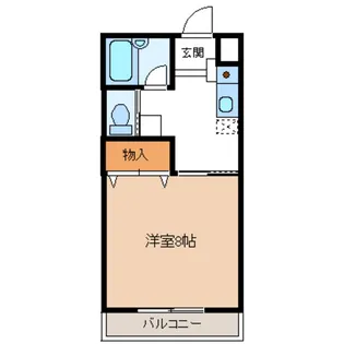 エレガントサカエ【1階】の間取り