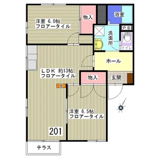 グランペルジョージ【2階】の間取り