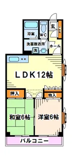 グランデエル 当社管理物件【1階】の間取り
