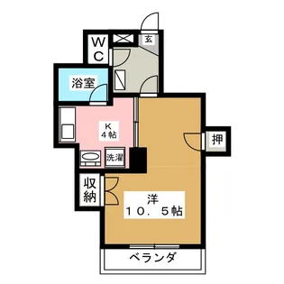サステナブル庄内通【2階】の間取り