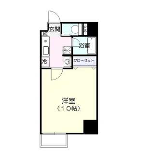 タウンコート開運橋【7階】の間取り