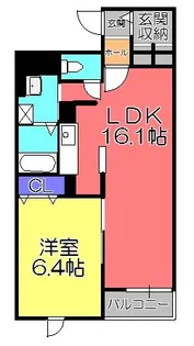 カモミール【1階】の間取り