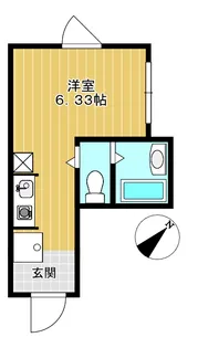 キャトル東新宿【1階】の間取り