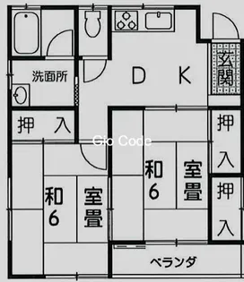 メゾンパステル1【1階】の間取り