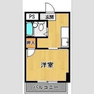 プレスト箱崎【4階】の間取り