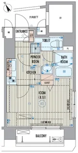 レジーナ上野イースト【8階】の間取り