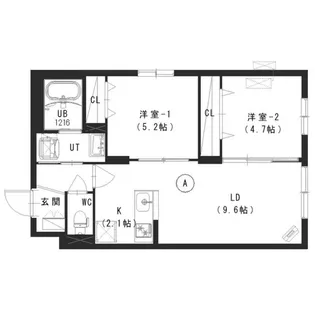 ルチアーノN35【4階】の間取り