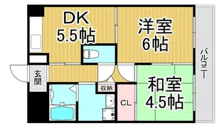 フロレセール【2階】の間取り