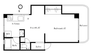 サンハイツフジイ【2階】の間取り