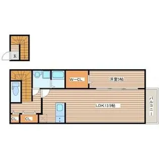 クラス大和町【2階】の間取り