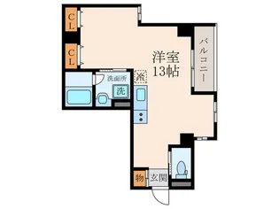 フェリシアス【4階】の間取り