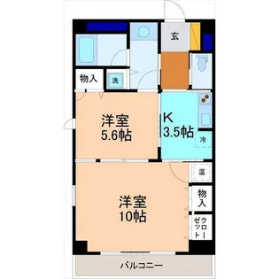ファーストレーベン彦三ANNEX【2階】の間取り