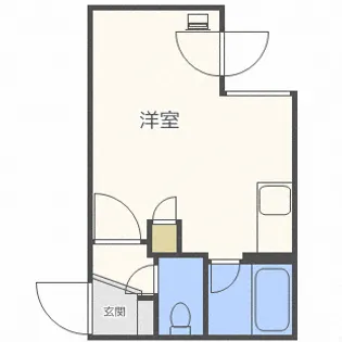 スタンホープ白石【2階】の間取り