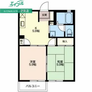 ネオ・プレステージMN【2階】の間取り