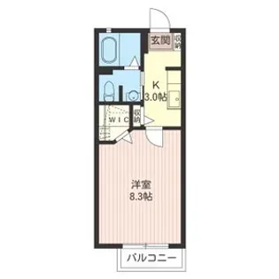 ボヌールシャトー A【2階】の間取り