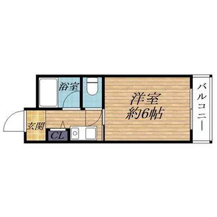 ソレイユ片山【4階】の間取り