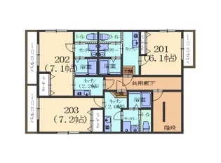 アスパイアI【2階】の間取り
