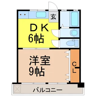新開地ビル【1階】の間取り