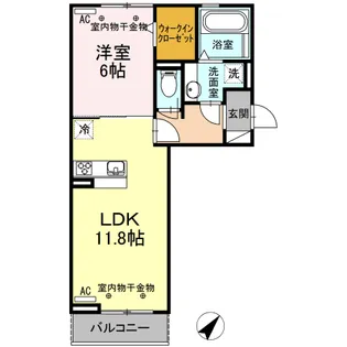 K&T【2階】の間取り