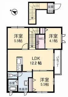 メゾンスカイヒルズ O棟【2階】の間取り