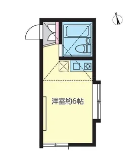 スカイヴィレッジ和田町【1階】の間取り