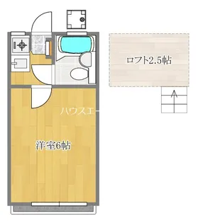 エクセル1【2階】の間取り