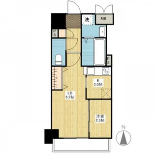 月光鎮守府【12階】の間取り
