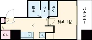 エヌエムキャトフヴァンアン【7階】の間取り