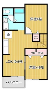 アルカディア【2階】の間取り