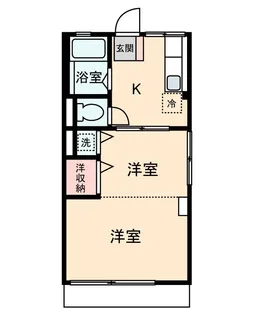 シティハイム ハイツベネッセ【1階】の間取り