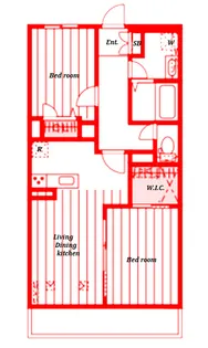 Akarkuil (アカルクーイル)【1階】の間取り