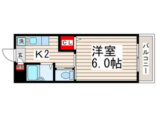 マンション・アベニュ-【2階】の間取り