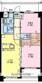 ヴェルディ【7階】の間取り
