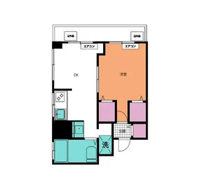 コーポニュー吾妻【4階】の間取り