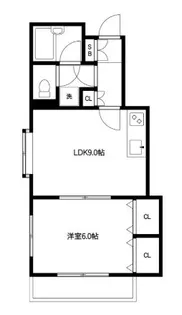サザンヴィレッヂ【3階】の間取り