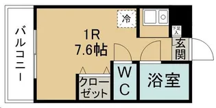 デリジェンス泉中央【1階】の間取り