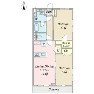 ルピナス【3階】の間取り