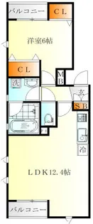 ハレ白楽【3階】の間取り