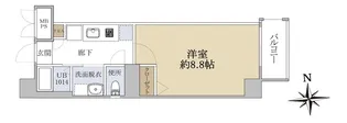 ドゥ・ヴィラージュ【6階】の間取り