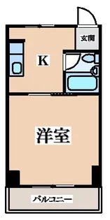コスモス住道【2階】の間取り