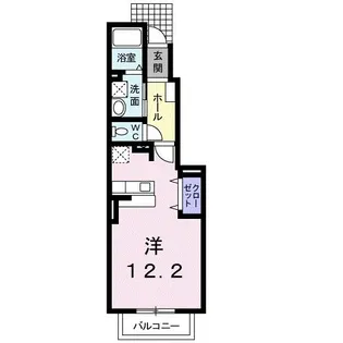ミラージュC【1階】の間取り