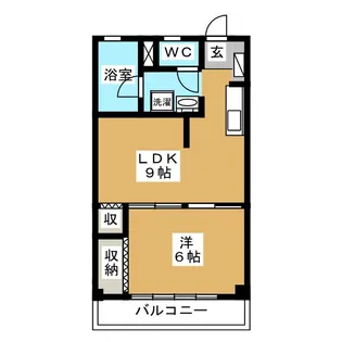 オレンジ兼松【3階】の間取り