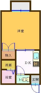 エクセレント川崎【1階】の間取り
