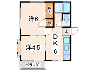 Le LienB【2階】の間取り