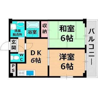 ハイウェール【2階】の間取り